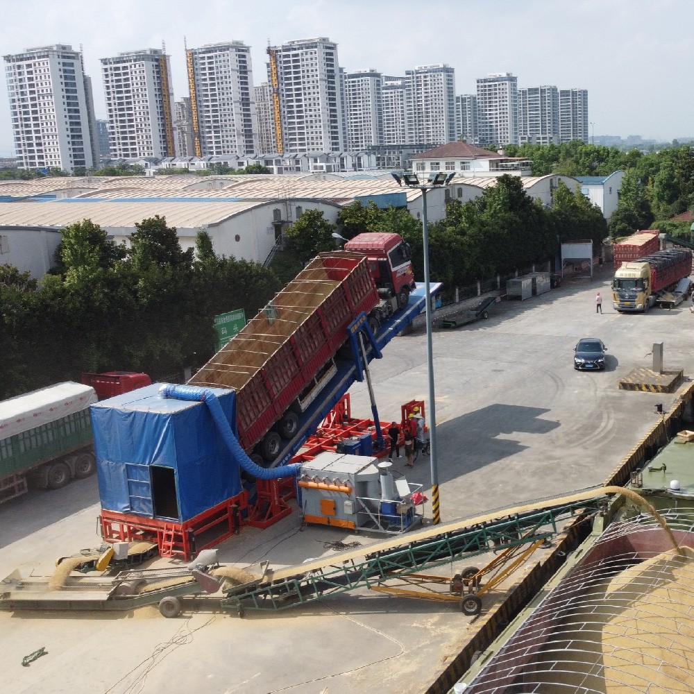 移动式液压翻板卸车平台