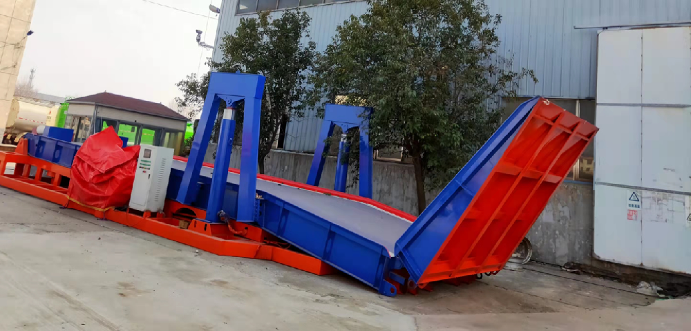 折叠式液压翻板卸车平台